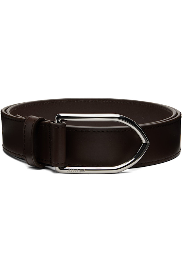 Jacquemus Коричневый пояс «Бамбино»
Jacquemus Коричневый пояс «Бамбино»