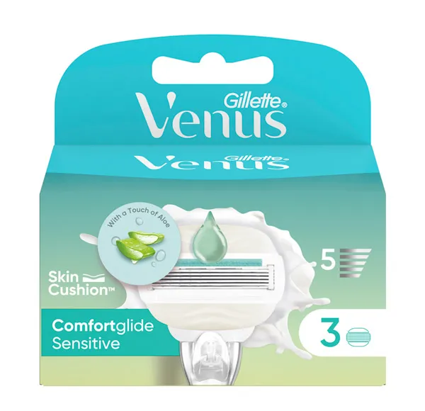Запасные части для бритвы Алоэ вера Comfortglide Sensitive Gillette, 1 UD
Запасные части для бритвы Алоэ вера Comfortglide Sensitive Gillette, 1 UD