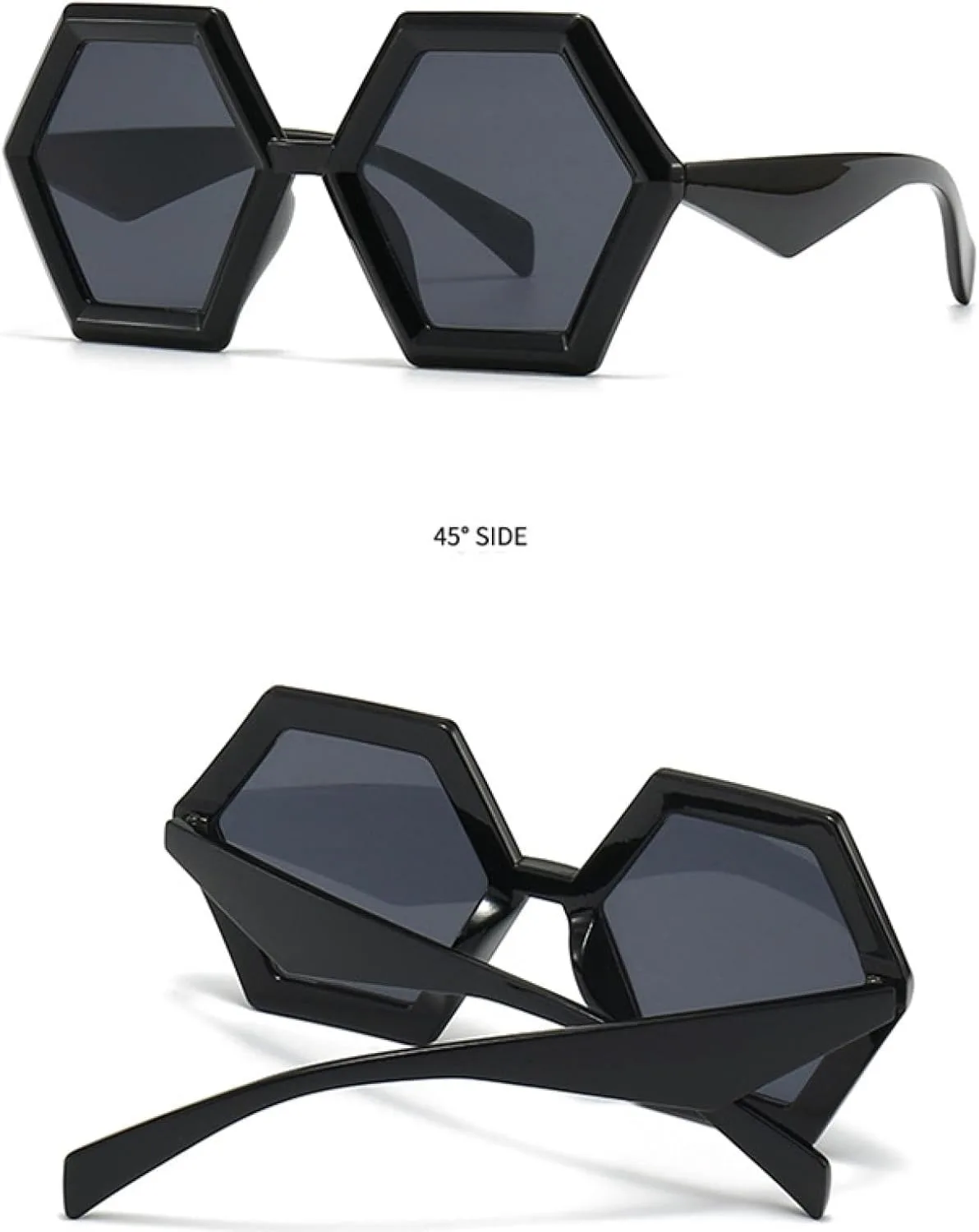 Ретро-солнцезащитные очки Polygon для женщин, градиентные линзы, защита от УФ-излучения UV400, модные двухцветные солнцезащитные очки для мужчин VVTWSSW, Black Gray
Ретро-солнцезащитные очки Polygon для женщин, градиентные линзы, защита от УФ-излучения UV400, модные двухцветные солнцезащитные очки для мужчин VVTWSSW, Black Gray