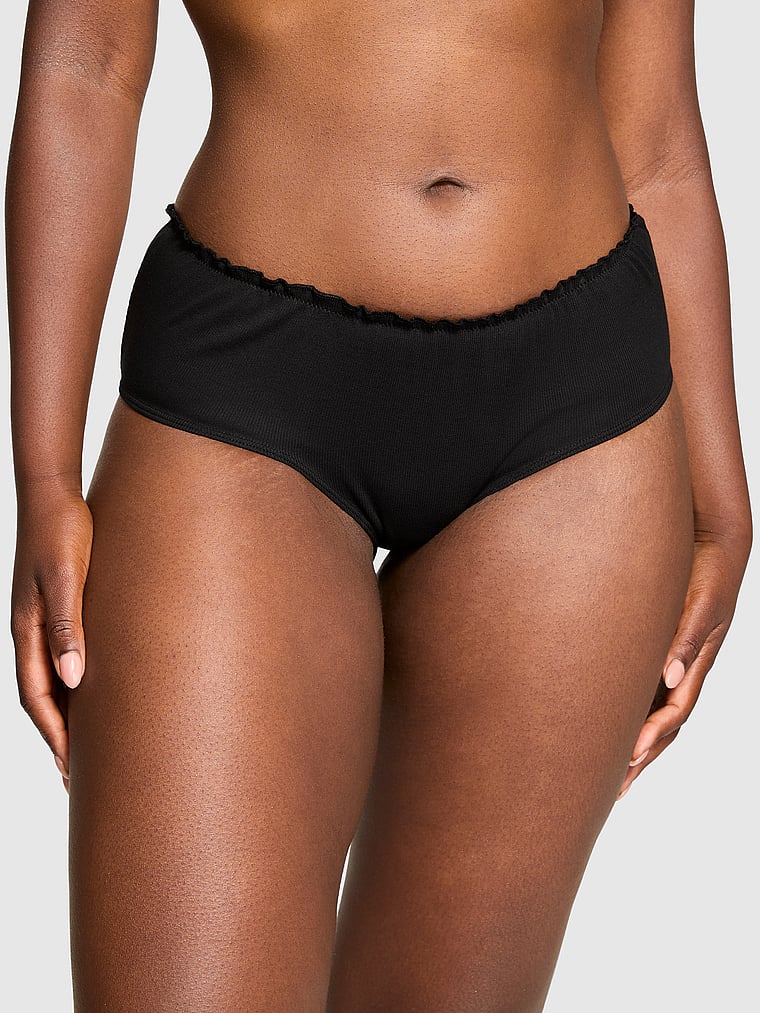 Хлопковые трусики-развратницы Pink, smooth black
Хлопковые трусики-развратницы Pink, smooth black