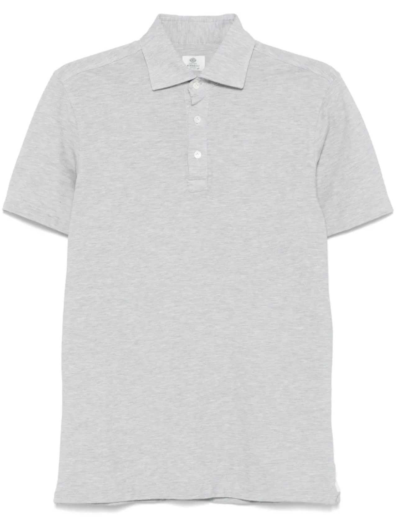 Меланжевая рубашка поло Luigi Borrelli, серый
Меланжевая рубашка поло Luigi Borrelli, серый