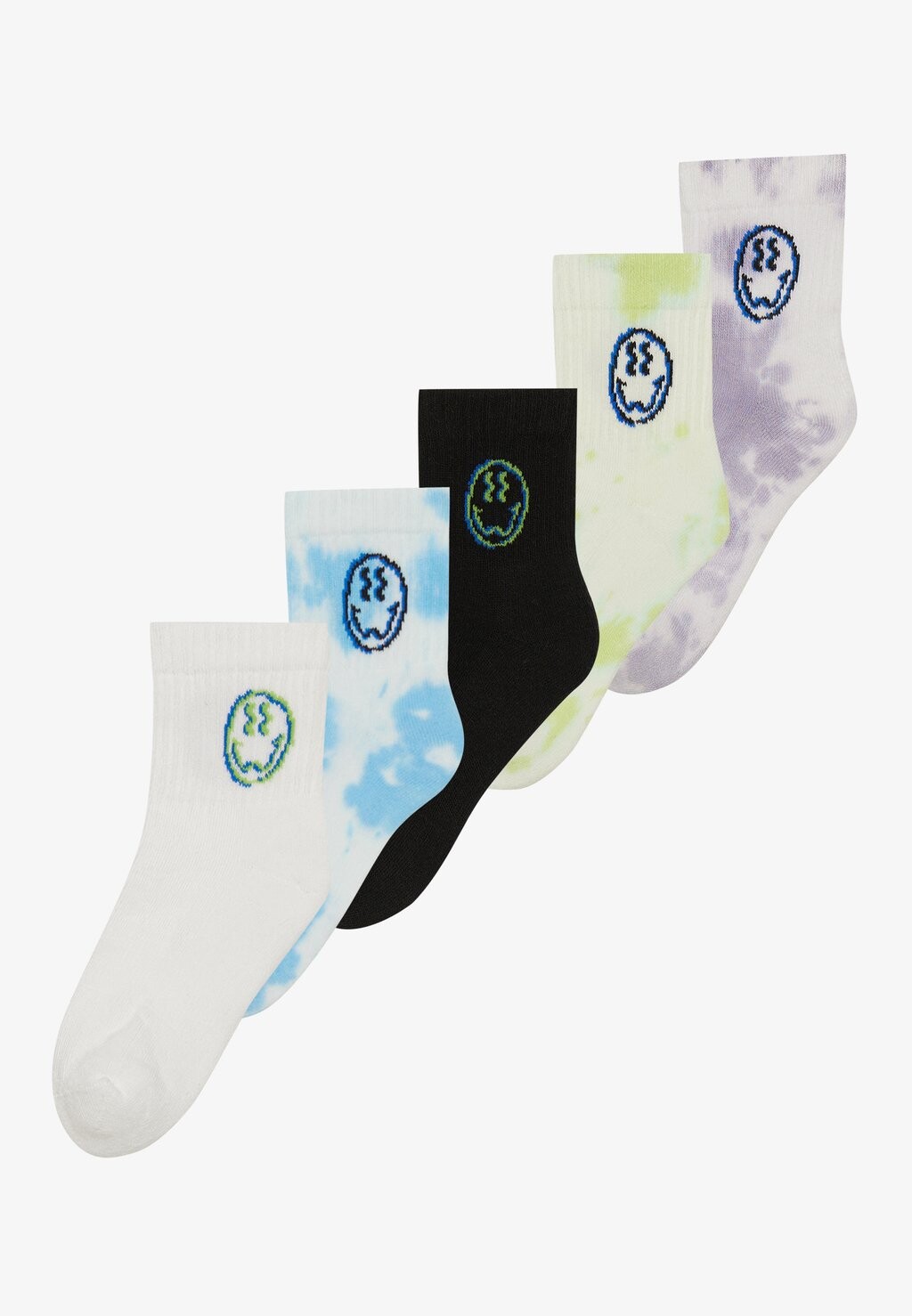 Носки Unisex 5 Pack Yourturn Kids, цвет white/black/blue
Носки Unisex 5 Pack Yourturn Kids, цвет white/black/blue