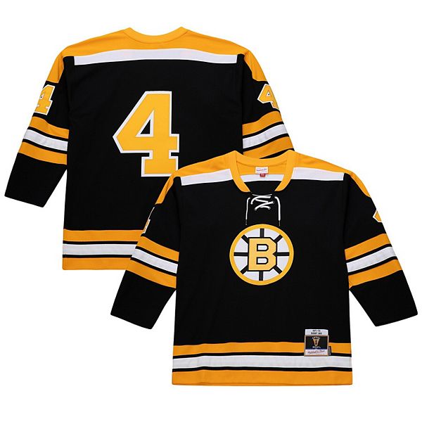 Мужская хоккейная футболка Boston Bruins Bobby Orr Big & Tall 1971/72 Blue Line 20 Mitchell & Ness
Мужская хоккейная футболка Boston Bruins Bobby Orr Big & Tall 1971/72 Blue Line 20 Mitchell & Ness