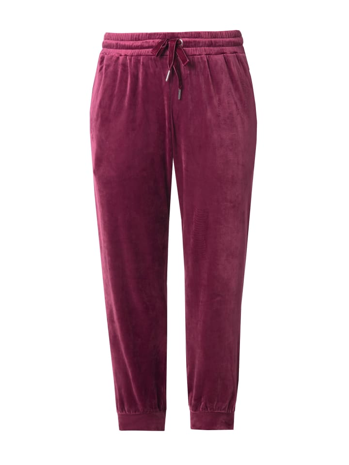 Брюки для дома темно-ягодного цвета Ulla Popken
Брюки для дома темно-ягодного цвета Ulla Popken
