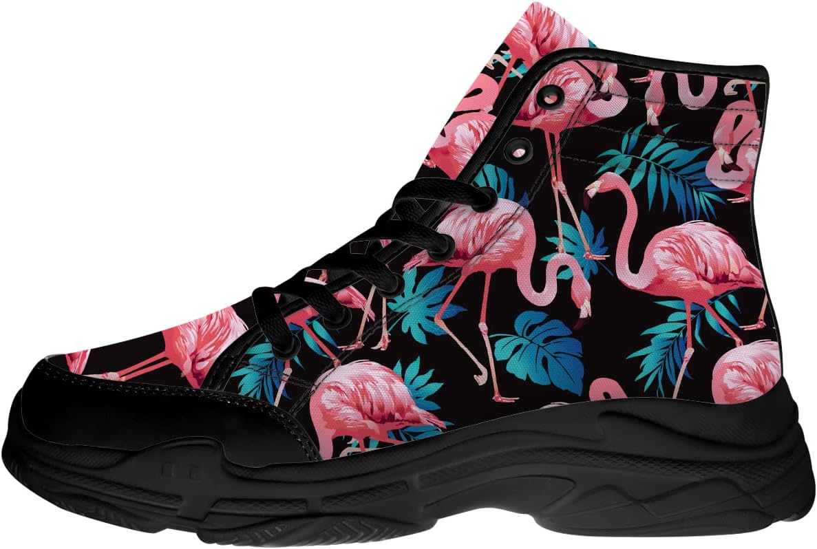 Женские высокие кеды Flamingo, тканевые платформы с тропическим принтом и шнуровкой, подарок для нее и для него Generic, синий/розовый
Женские высокие кеды Flamingo, тканевые платформы с тропическим принтом и шнуровкой, подарок для нее и для него Generic, синий/розовый