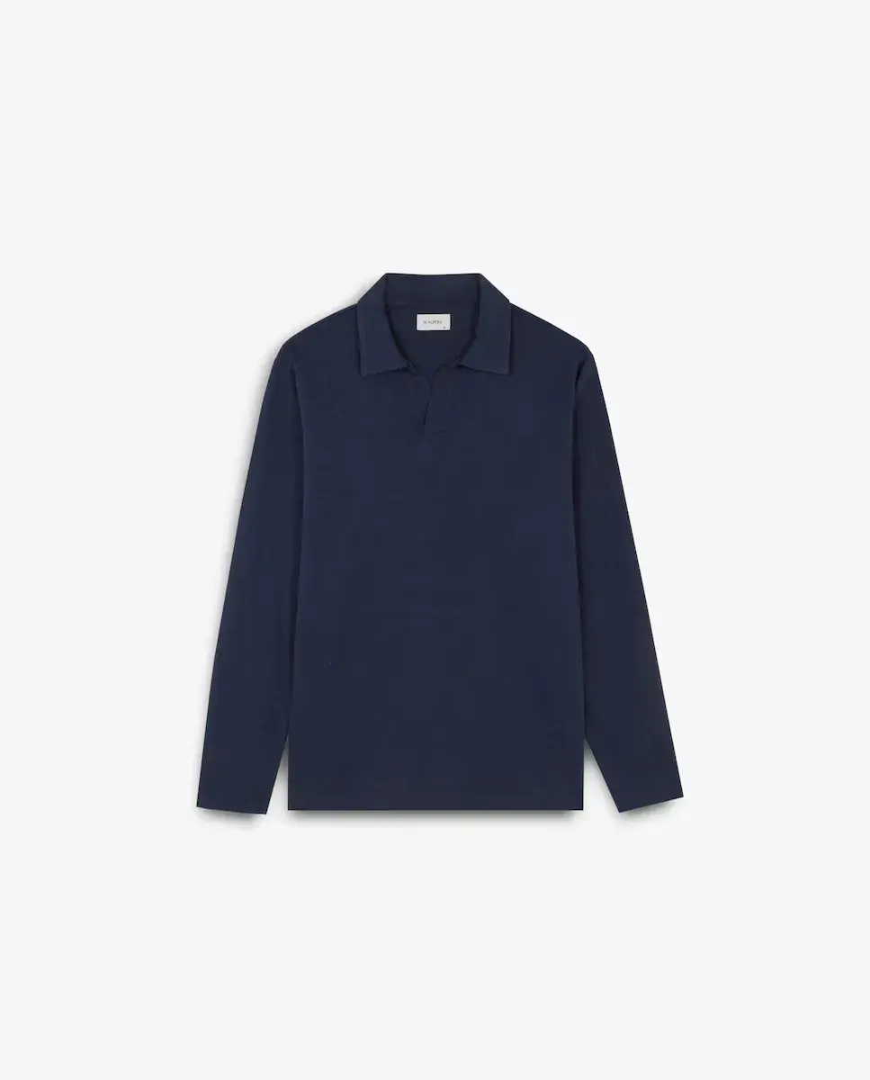 Мужская рубашка поло из хлопка стандартного кроя Scalpers, тёмно-синий
Мужская рубашка поло из хлопка стандартного кроя Scalpers, тёмно-синий