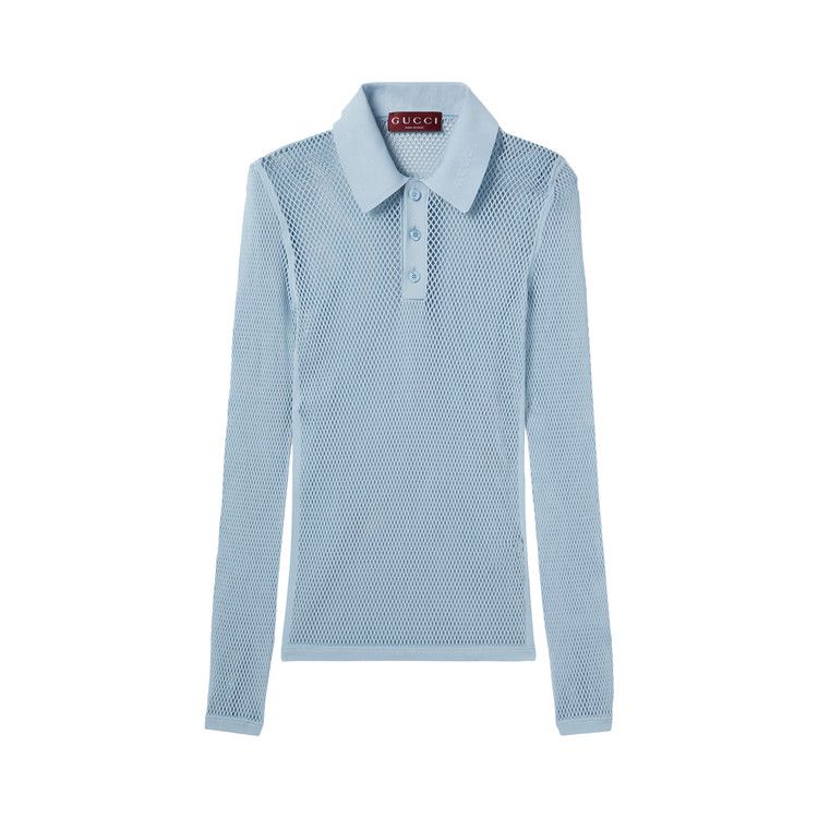 Поло Gucci Embossed Technical Mesh Polo Top, Petroleum Blue
Поло Gucci Embossed Technical Mesh Polo Top, Petroleum Blue