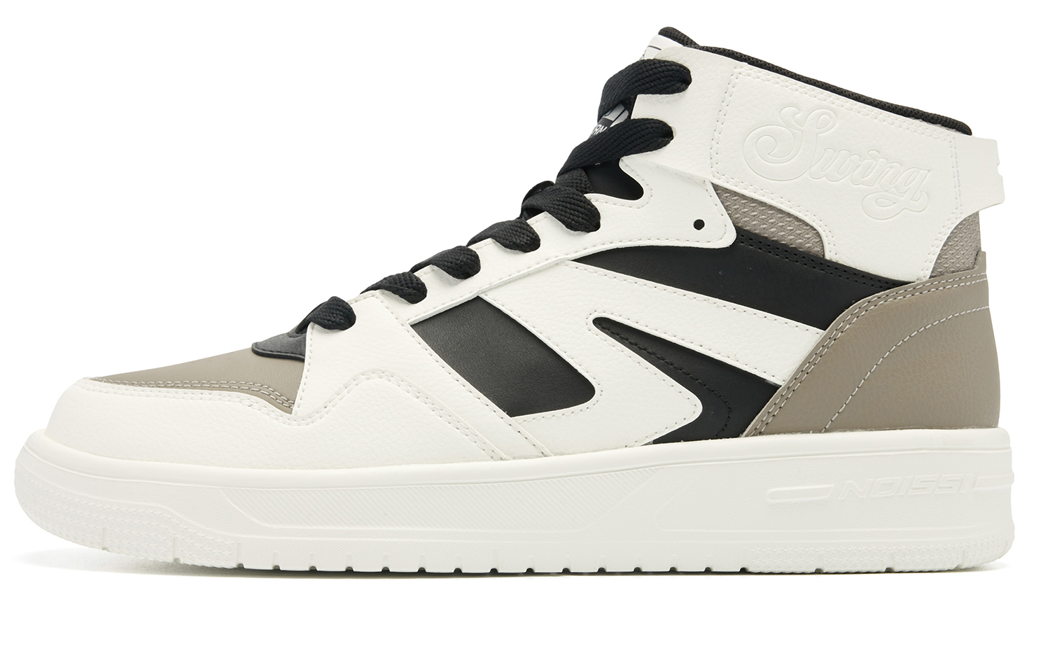 QIAODAN Кроссовки для скейтбординга мужские, высокие, цвет слоновая кость, дуб 
QIAODAN Кроссовки для скейтбординга мужские, высокие, цвет слоновая кость, дуб