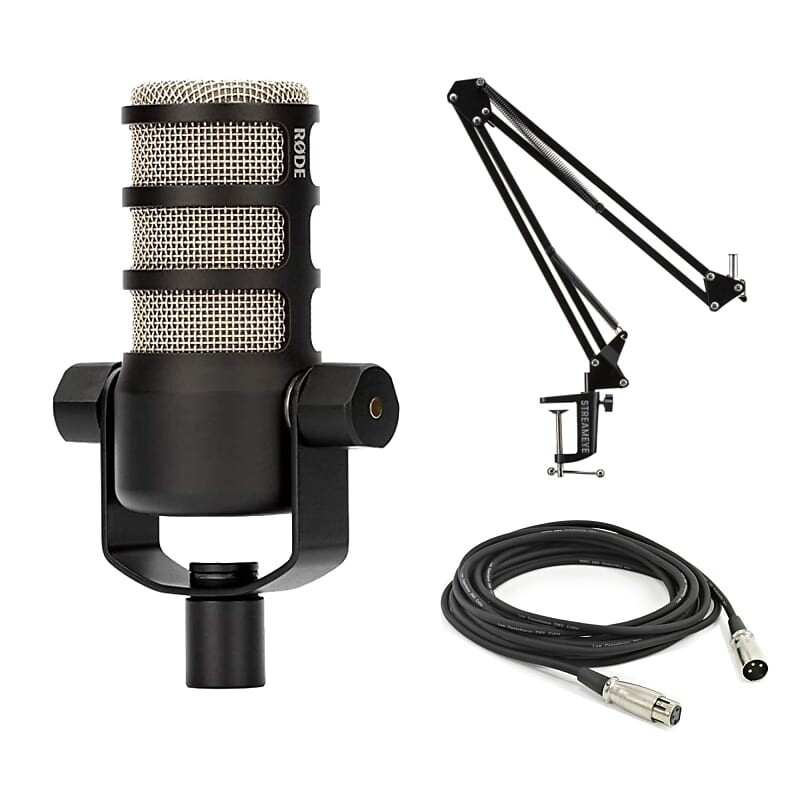 Микрофон для подкастов RODE PodMic, BOOMARM1, XLR, Cloth
Микрофон для подкастов RODE PodMic, BOOMARM1, XLR, Cloth