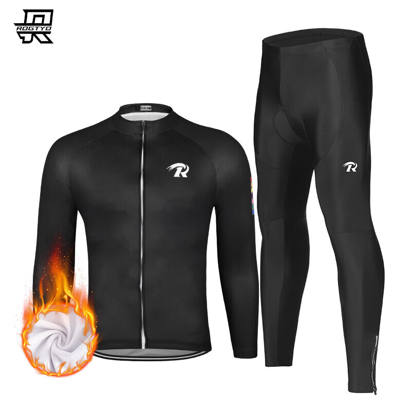 Велосипедный костюм ROGTYO осенне-зимний флисовый ветрозащитный с длинными рукавами, черный
Велосипедный костюм ROGTYO осенне-зимний флисовый ветрозащитный с длинными рукавами, черный