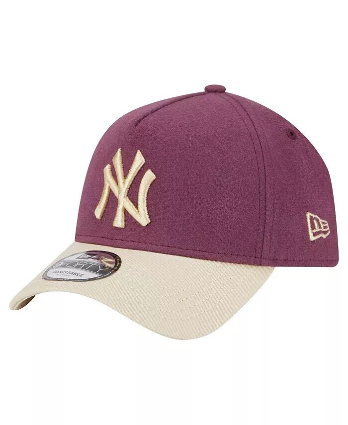 Мужская темно-бордовая кепка New York Yankees Moleskin A-Frame 9FORTY Adjustable New Era
Мужская темно-бордовая кепка New York Yankees Moleskin A-Frame 9FORTY Adjustable New Era