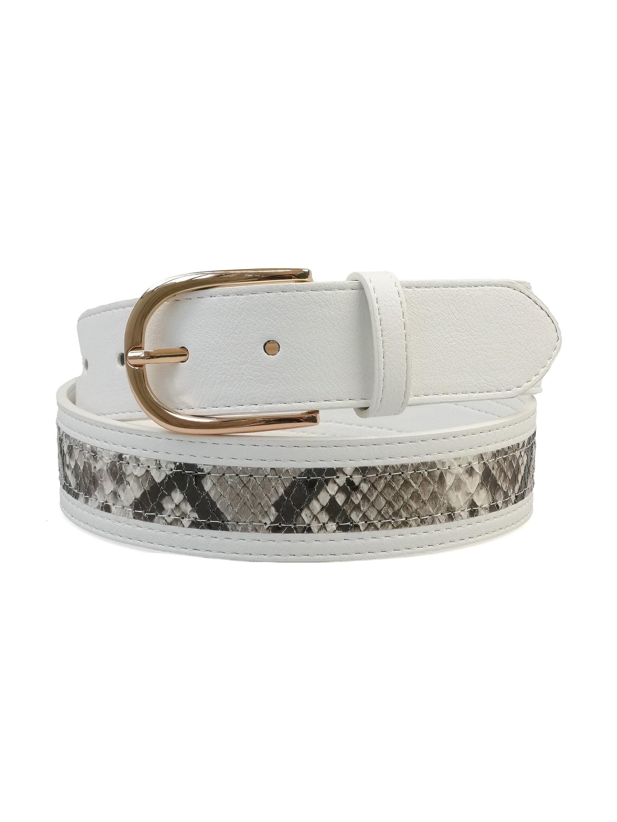 AVANT-GARDE PARIS Ремень 'Marena' в белом цвете
AVANT-GARDE PARIS Ремень 'Marena' в белом цвете