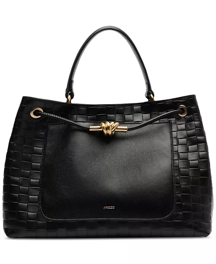 Большая кожаная сумка-шоппер «Дельфин» Arezzo, черный
Большая кожаная сумка-шоппер «Дельфин» Arezzo, черный