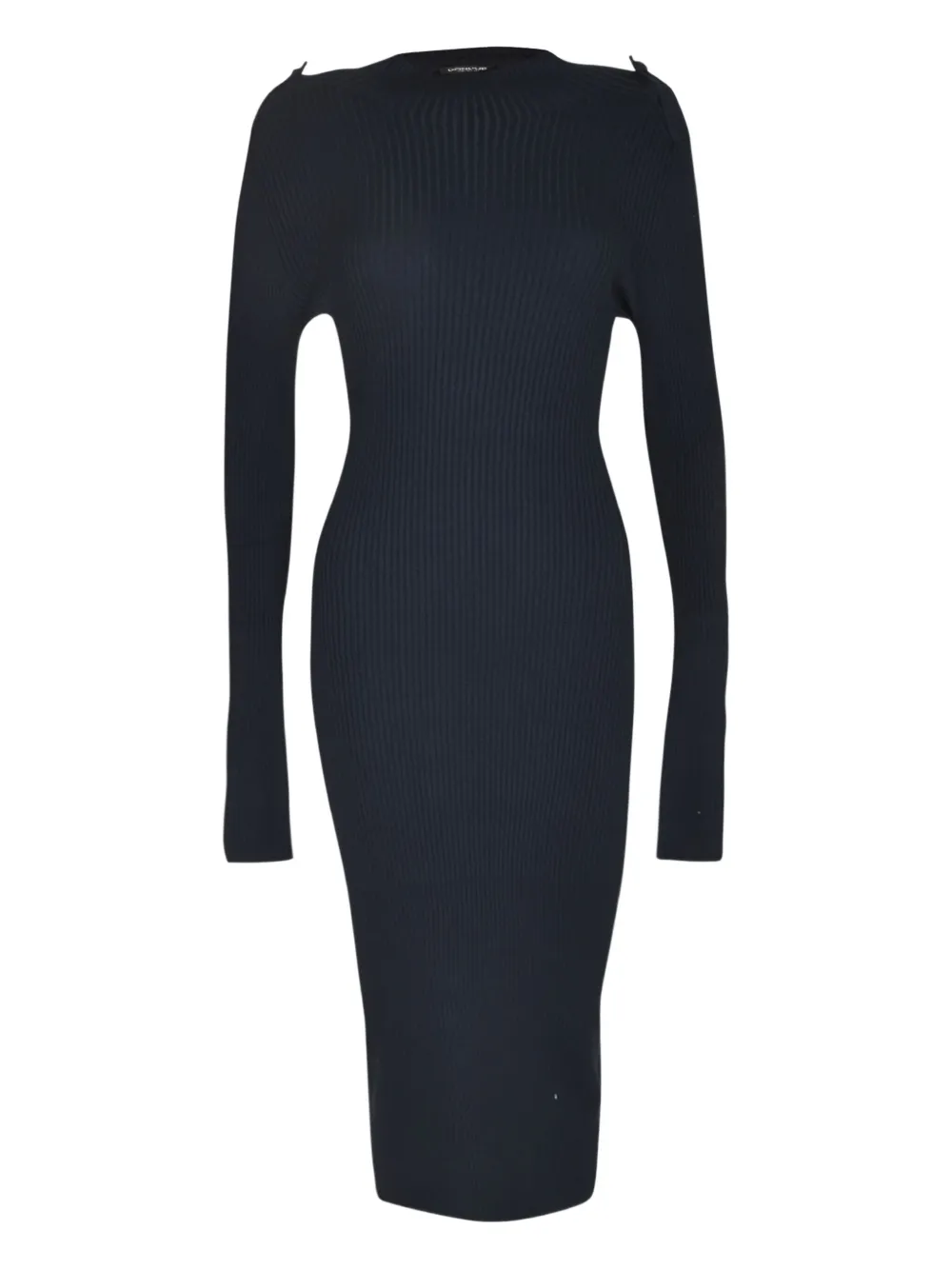 Платье в рубчик с манжетами на пуговицах DONDUP, черный
Платье в рубчик с манжетами на пуговицах DONDUP, черный