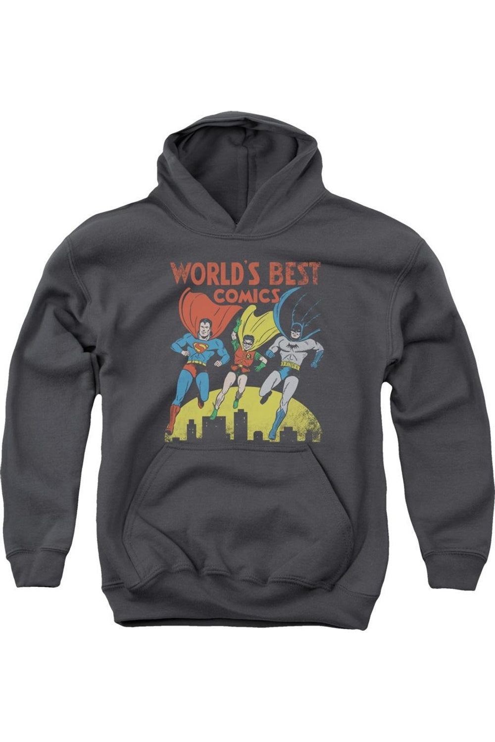 Толстовка с капюшоном Justice League of America "Лучшие в мире" для молодежи Gildan, Charcoal
Толстовка с капюшоном Justice League of America "Лучшие в мире" для молодежи Gildan, Charcoal