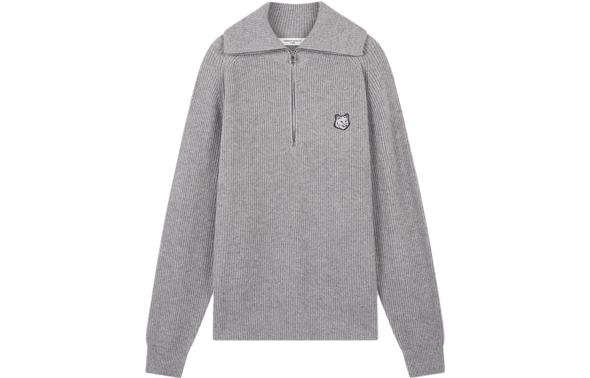 Свитер с ребристым узором и нашивкой в виде головы лисы Bold Fox Maison Kitsune, mixed серый
Свитер с ребристым узором и нашивкой в виде головы лисы Bold Fox Maison Kitsune, mixed серый