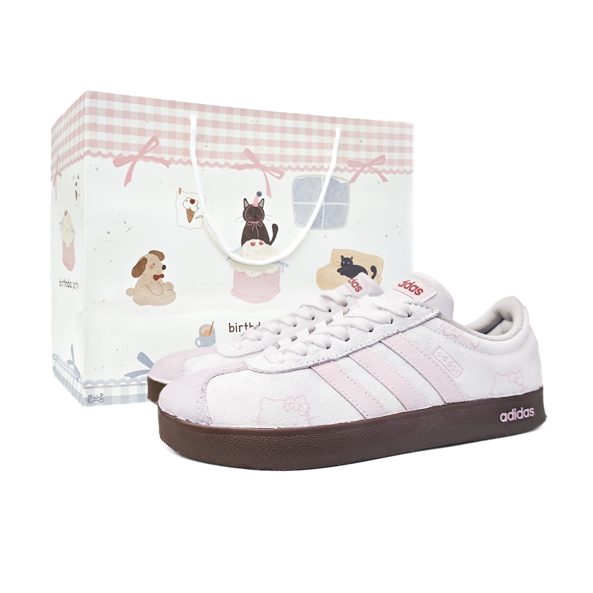 Adidas VL COURT 20 Slip Resistant Abrasion Resistant низкие кроссовки для скейтбординга унисекс pink
Adidas VL COURT 20 Slip Resistant Abrasion Resistant низкие кроссовки для скейтбординга унисекс pink