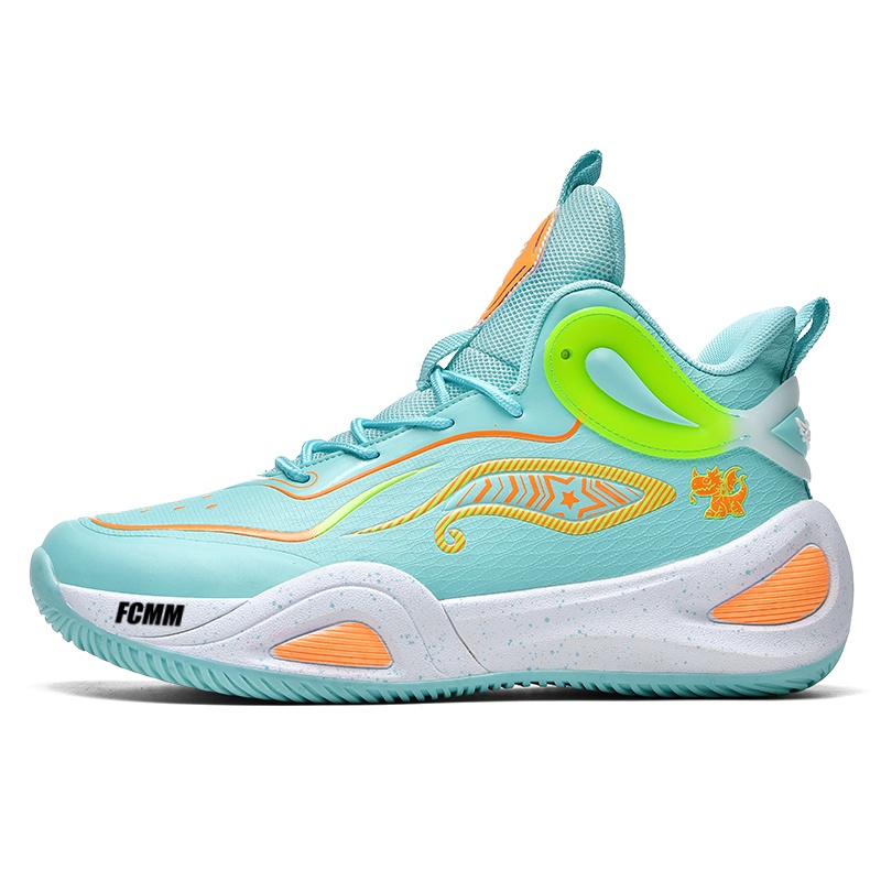 Противоскользящие и дышащие детские баскетбольные кроссовки для подростков FCMM, аква
Противоскользящие и дышащие детские баскетбольные кроссовки для подростков FCMM, аква