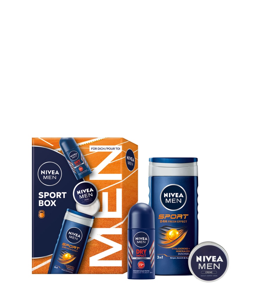 Набор для ухода за телом NIVEA MEN Sport Box, 1 шт.
Набор для ухода за телом NIVEA MEN Sport Box, 1 шт.