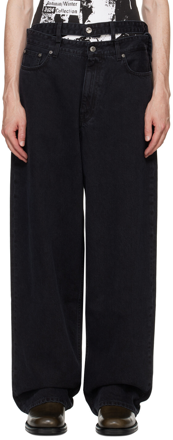 Черные джинсы с несколькими поясами Y/Project, Evergreen black
Черные джинсы с несколькими поясами Y/Project, Evergreen black