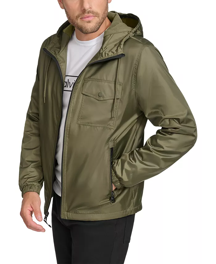 Мужская ветровка на флисовой подкладке Calvin Klein, зеленый
Мужская ветровка на флисовой подкладке Calvin Klein, зеленый