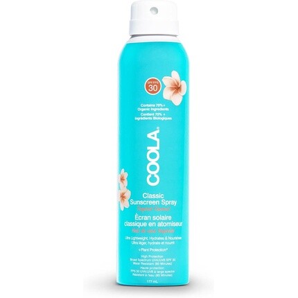 Coola Classic Body Sun Cream Spray Солнцезащитный крем широкого спектра действия с защитой от UVA/UVB лучей
Coola Classic Body Sun Cream Spray Солнцезащитный крем широкого спектра действия с защитой от UVA/UVB лучей
