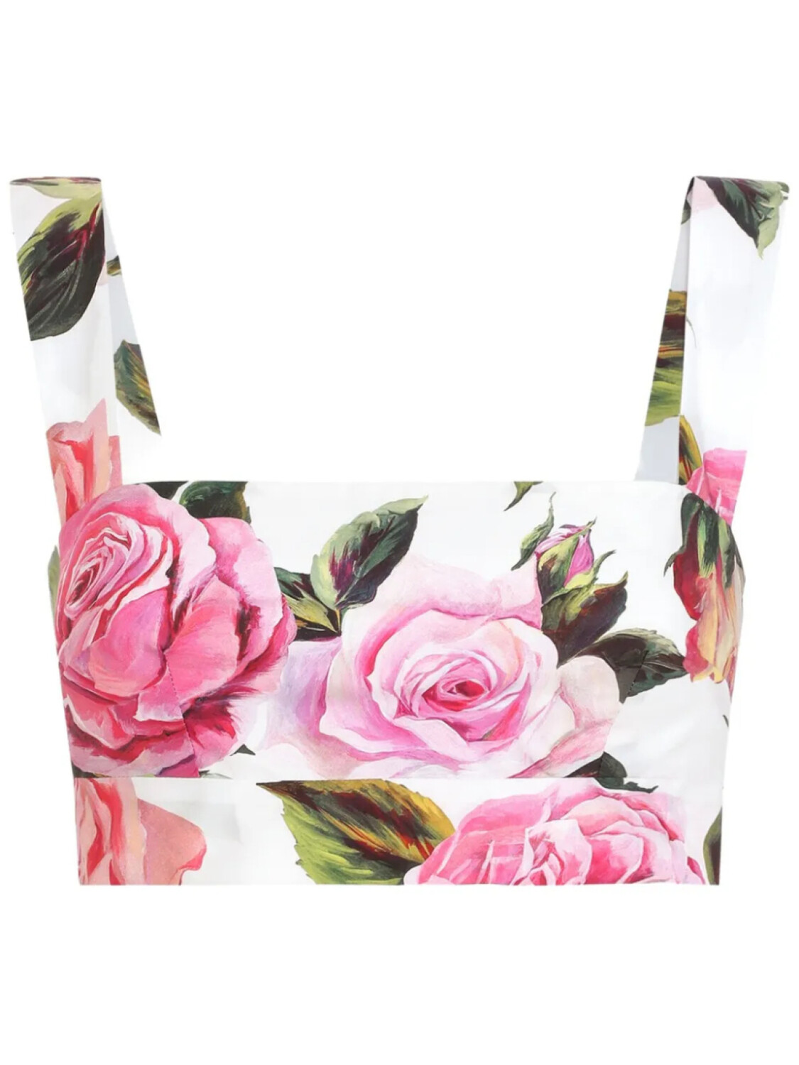 Dolce & Gabbana укороченный топ с принтом, белый
Dolce & Gabbana укороченный топ с принтом, белый