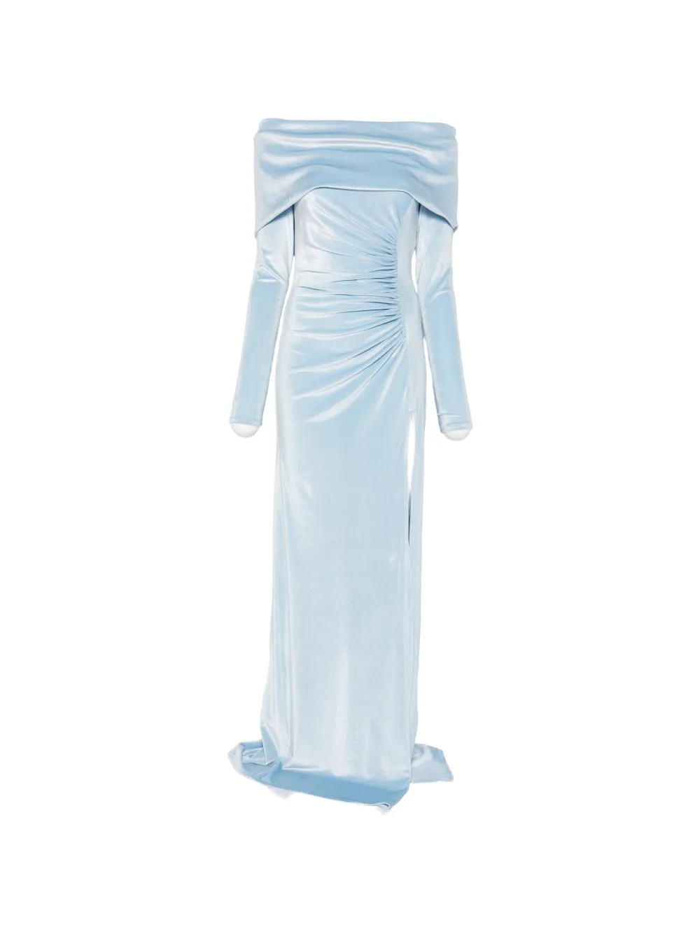 Платье Aureole с присборенной отделкой и открытыми плечами Miau By Clara Rotescu, синий
Платье Aureole с присборенной отделкой и открытыми плечами Miau By Clara Rotescu, синий