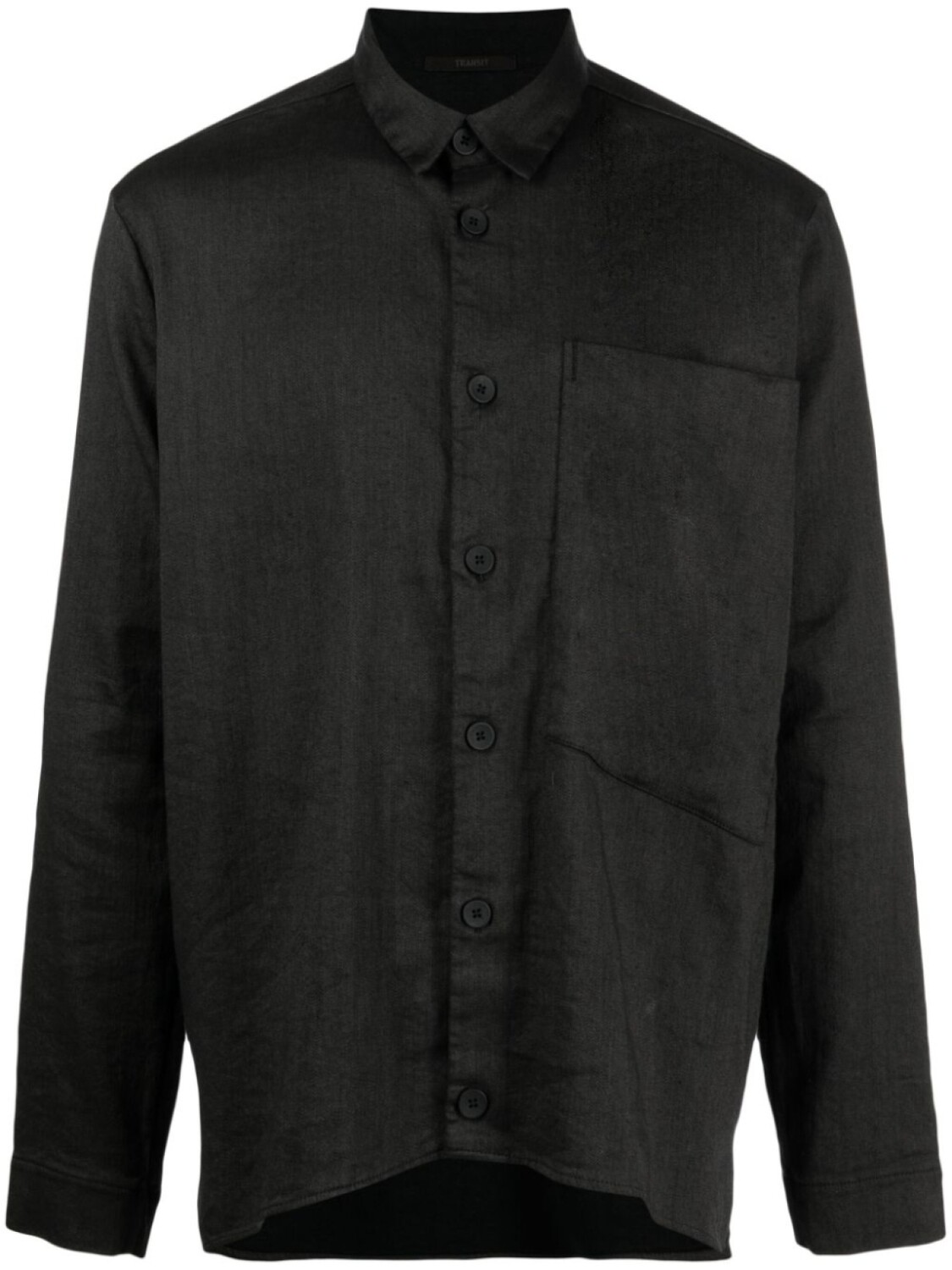 Transit рубашка на пуговицах с накладными карманами, серый
Transit рубашка на пуговицах с накладными карманами, серый