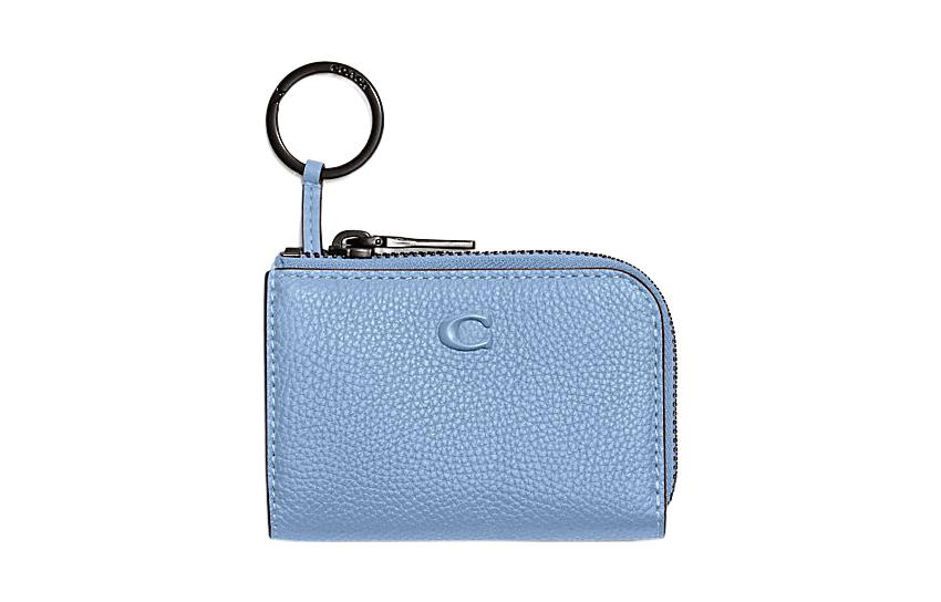 COACH Ключница из коровьей кожи миниатюрная женская синяя
COACH Ключница из коровьей кожи миниатюрная женская синяя