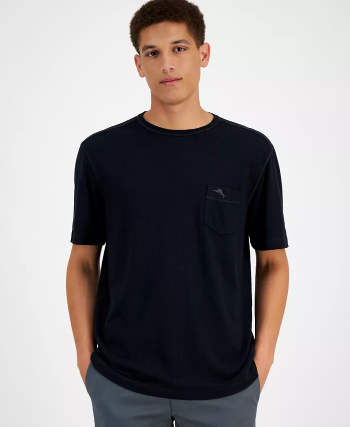 Мужская футболка с коротким рукавом, круглым вырезом и карманом Canal Tommy Bahama, черный
Мужская футболка с коротким рукавом, круглым вырезом и карманом Canal Tommy Bahama, черный