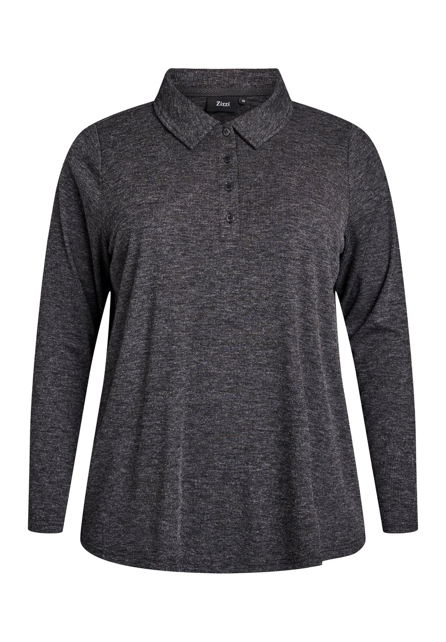 Топ Zizzi LANGÄRMLIGES, Dark Grey Melange/Dark Grey
Топ Zizzi LANGÄRMLIGES, Dark Grey Melange/Dark Grey