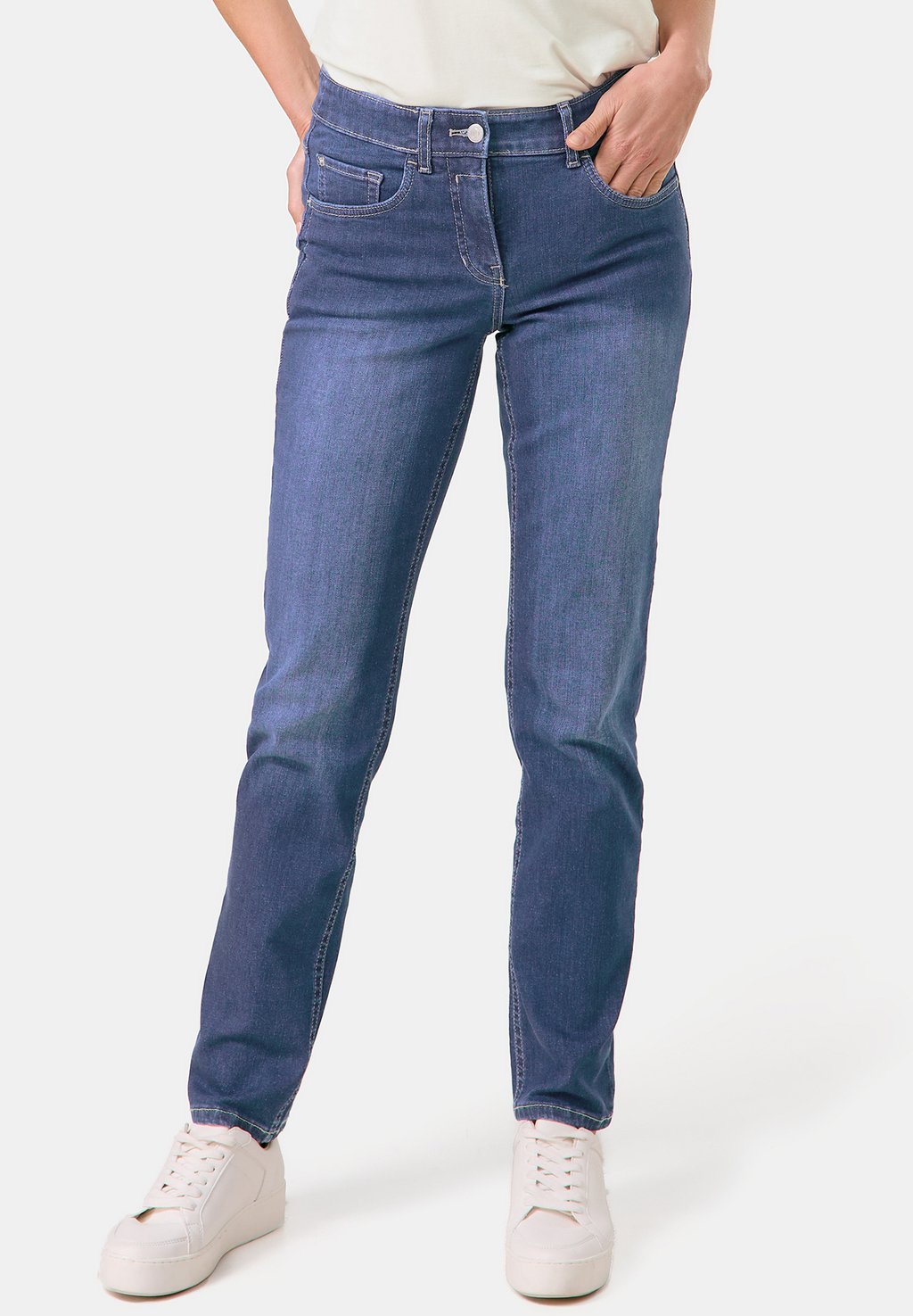 Джинсы облегающего кроя 5-POCKET SOL INE BEST ME Gerry Weber, цвет Blue Denim With Use
Джинсы облегающего кроя 5-POCKET SOL INE BEST ME Gerry Weber, цвет Blue Denim With Use