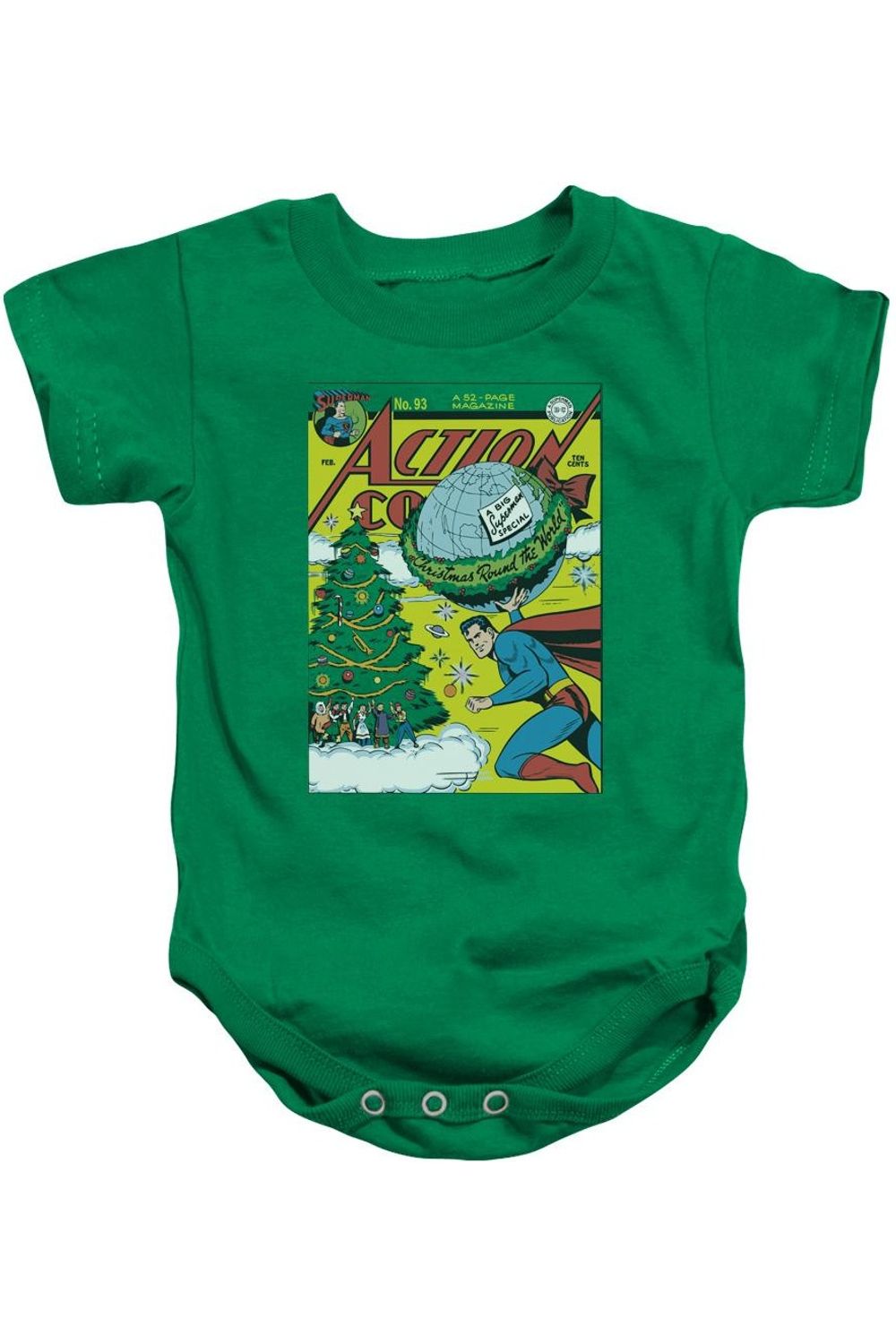 Детский комбинезончик на кнопках, обложка № 93 комиксов DC Gildan, зеленый
Детский комбинезончик на кнопках, обложка № 93 комиксов DC Gildan, зеленый