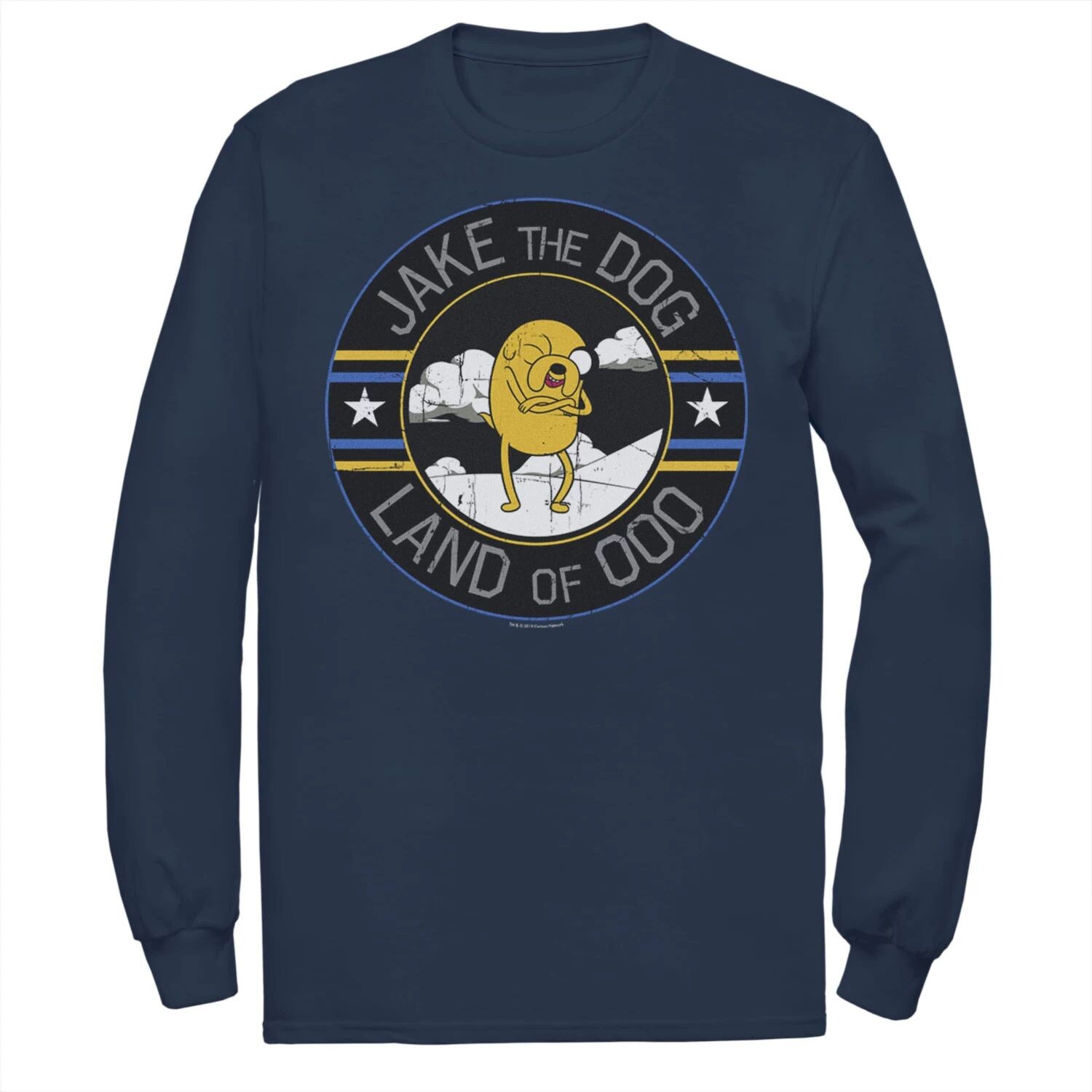 Мужская футболка с длинными рукавами и рисунком Cartoon Network Adventure Time Jake The Dog Land Of Ooo Licensed Character
Мужская футболка с длинными рукавами и рисунком Cartoon Network Adventure Time Jake The Dog Land Of Ooo Licensed Character