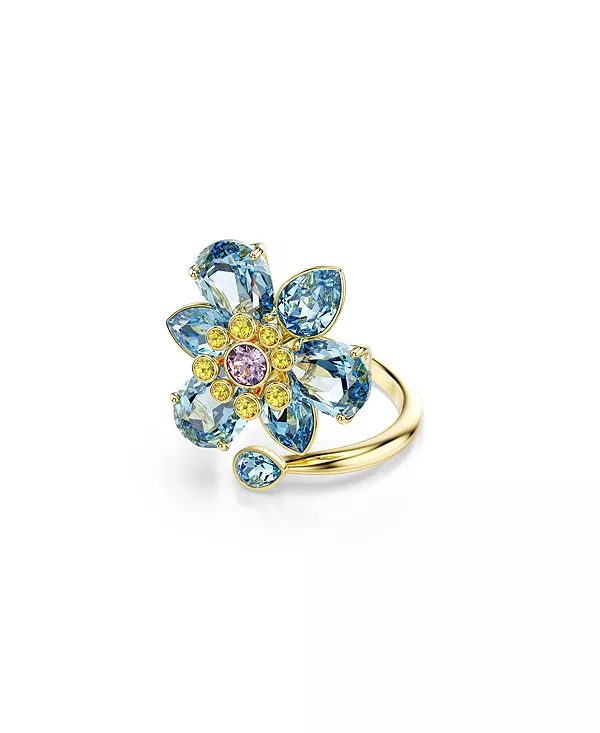 Открытое кольцо Idyllia с синим покрытием, позолоченное Swarovski, blue
Открытое кольцо Idyllia с синим покрытием, позолоченное Swarovski, blue