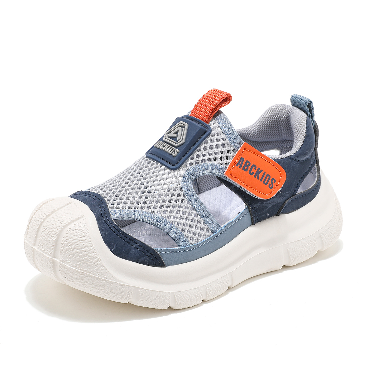 Износостойкие, легкие, амортизирующие, дышащие, низкие повседневные кроссовки для детей ABC KIDS, синий/оранжевый 
Износостойкие, легкие, амортизирующие, дышащие, низкие повседневные кроссовки для детей ABC KIDS, синий/оранжевый
