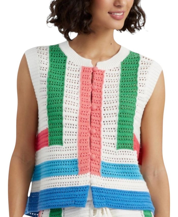 Женская хлопковая безрукавка Capri Chinti & Parker, белый
Женская хлопковая безрукавка Capri Chinti & Parker, белый