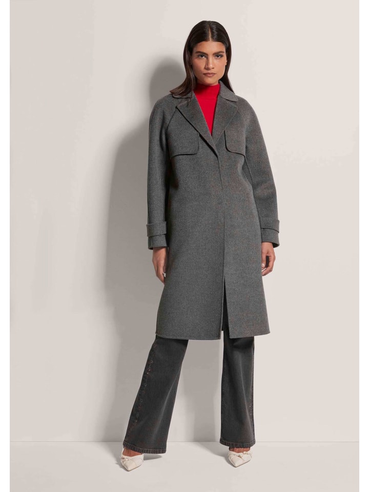 MADELEINE Двустороннее пальто графитового / кремового / меланжевого цвета
MADELEINE Двустороннее пальто графитового / кремового / меланжевого цвета