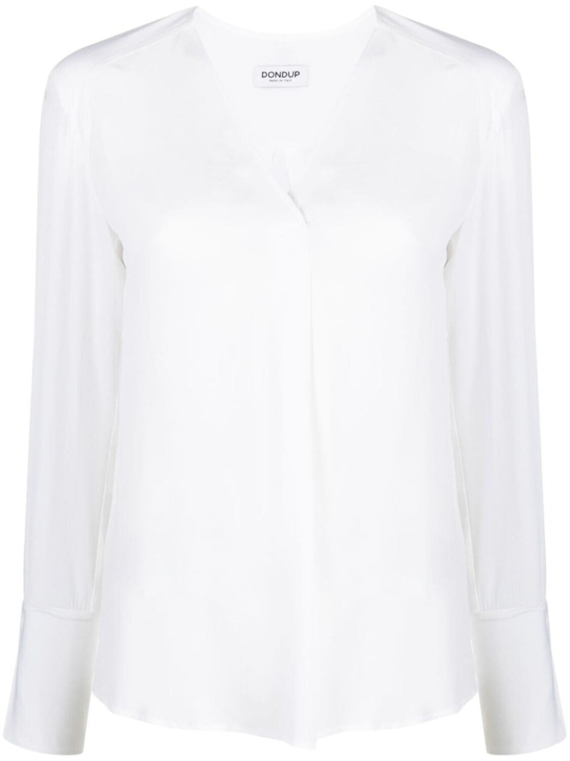 DONDUP блузка с V-образным вырезом и логотипом, белый
DONDUP блузка с V-образным вырезом и логотипом, белый