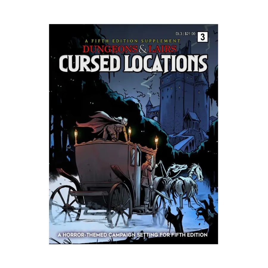 Dungeons & Lairs #3 - Cursed Locations, Roleplaying Game (DMDave), мягкая обложка
Dungeons & Lairs #3 - Cursed Locations, Roleplaying Game (DMDave), мягкая обложка