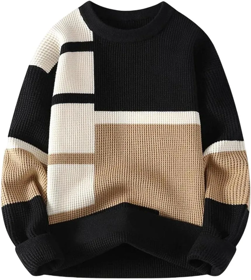 Мужской свитер Casual Comfortable Warm — модный пуловер с круглым вырезом
Мужской свитер Casual Comfortable Warm — модный пуловер с круглым вырезом