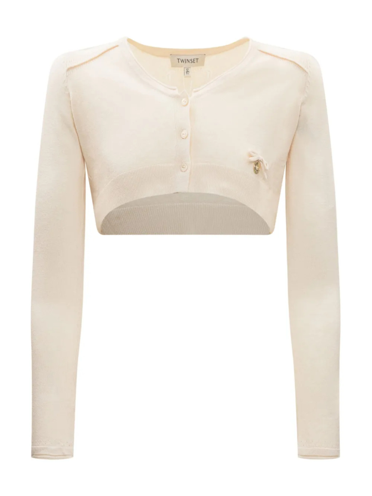 TWINSET Детский кардиган с логотипом-бляшкой TWINSET Kids, нейтральный
TWINSET Детский кардиган с логотипом-бляшкой TWINSET Kids, нейтральный