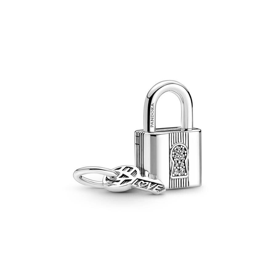 Шарм Padlock and Key Dangle Pandora, стерлинговое серебро
Шарм Padlock and Key Dangle Pandora, стерлинговое серебро