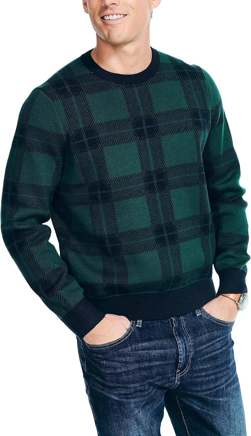 Мужской свитер Nautica Navtech Plaid Jacquard
Мужской свитер Nautica Navtech Plaid Jacquard