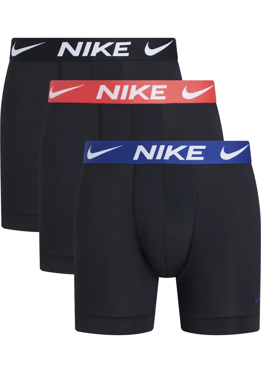 NIKE Underwear Boxer "BOXER BRIEF 3PK" (3 шт. в упаковке), с удлиненными штанинами и эластичным поясом с логотипом NIKE (3 шт.), цвет Blk/Siren_Red_Wb/Deep_Ryl_Wb/Blk_Wb
NIKE Underwear Boxer "BOXER BRIEF 3PK" (3 шт. в упаковке), с удлиненными штанинами и эластичным поясом с логотипом NIKE (3 шт.), цвет Blk/Siren_Red_Wb/Deep_Ryl_Wb/Blk_Wb