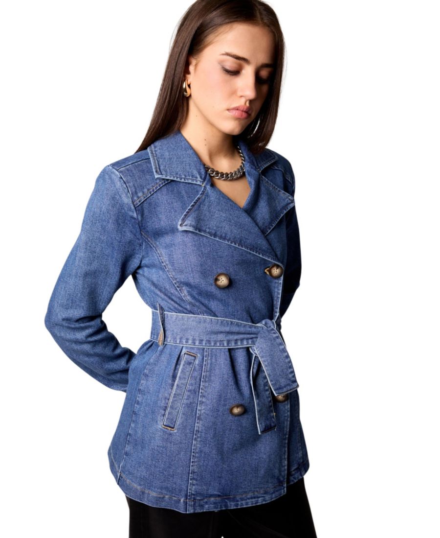 Женский двубортный тренч Gracie со съемным капюшоном Blue Revival, Medium stone
Женский двубортный тренч Gracie со съемным капюшоном Blue Revival, Medium stone