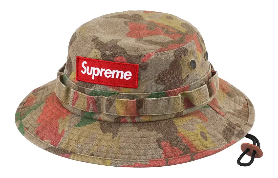 Винтажная парусиновая шляпа Boonie Supreme
Винтажная парусиновая шляпа Boonie Supreme