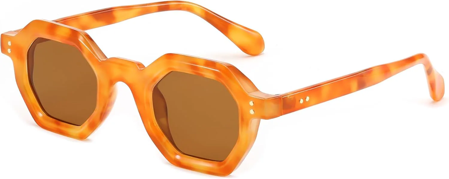 Женские солнцезащитные очки FEISEDY Octagon с толстой оправой – модные прямоугольные солнцезащитные очки – защита от УФ-излучения UV400 летом, 003 - Yellow Leopard
Женские солнцезащитные очки FEISEDY Octagon с толстой оправой – модные прямоугольные солнцезащитные очки – защита от УФ-излучения UV400 летом, 003 - Yellow Leopard