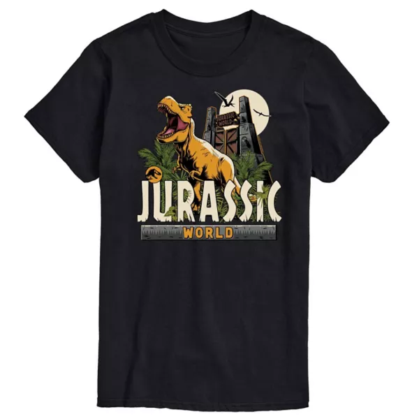 Мужская футболка с принтом тираннозавра юрского периода Licensed Character, черный
Мужская футболка с принтом тираннозавра юрского периода Licensed Character, черный